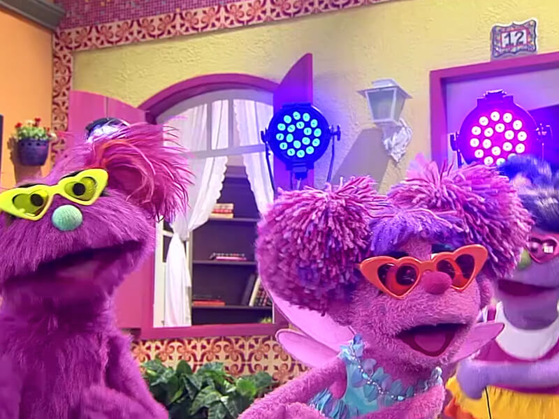 Imagen de video, carnaval de Sesamo
