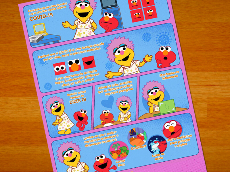  elmo e sua mãe falando sobre germes