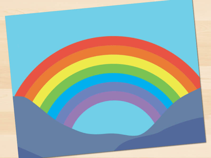 imagen de arcoiris
