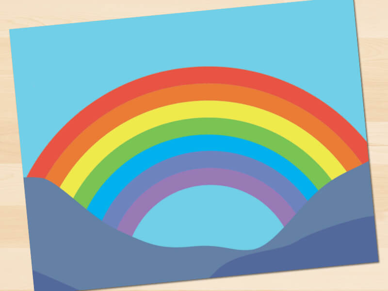 imagen de arcoiris