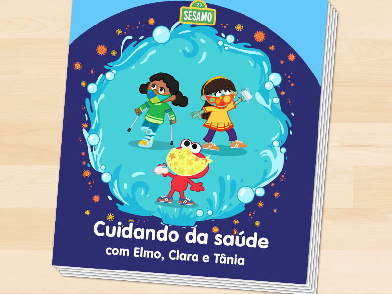 Elmo y Raya en una burbuja