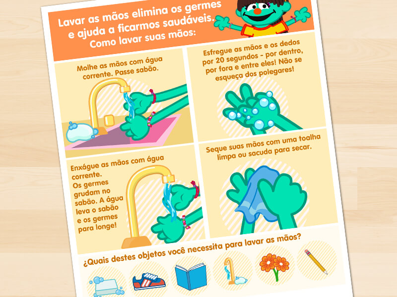 Raya lava sus manos