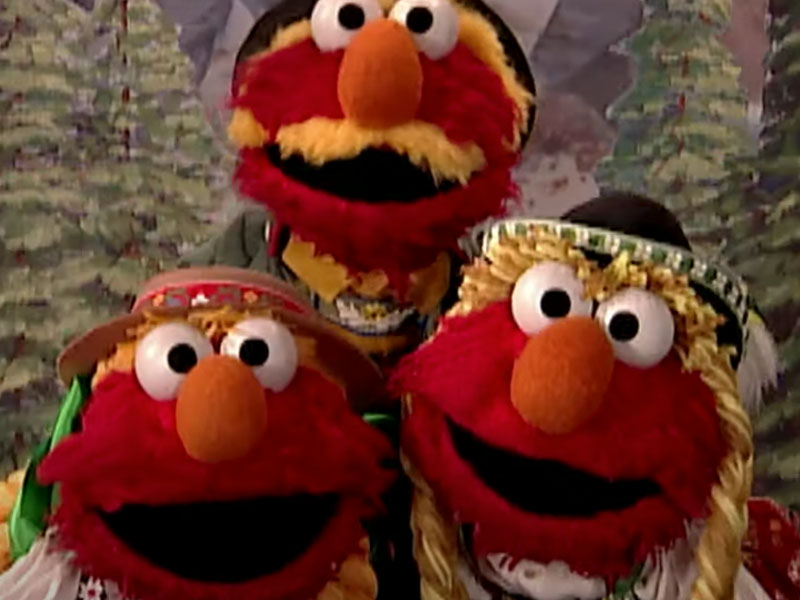 Elmo con su familia