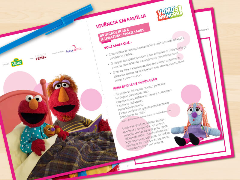 Brincadeiras e narrativas familiares