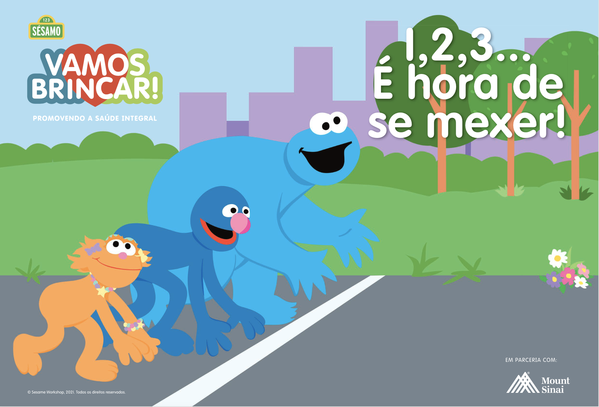 1 2 3 é hora de se mexer