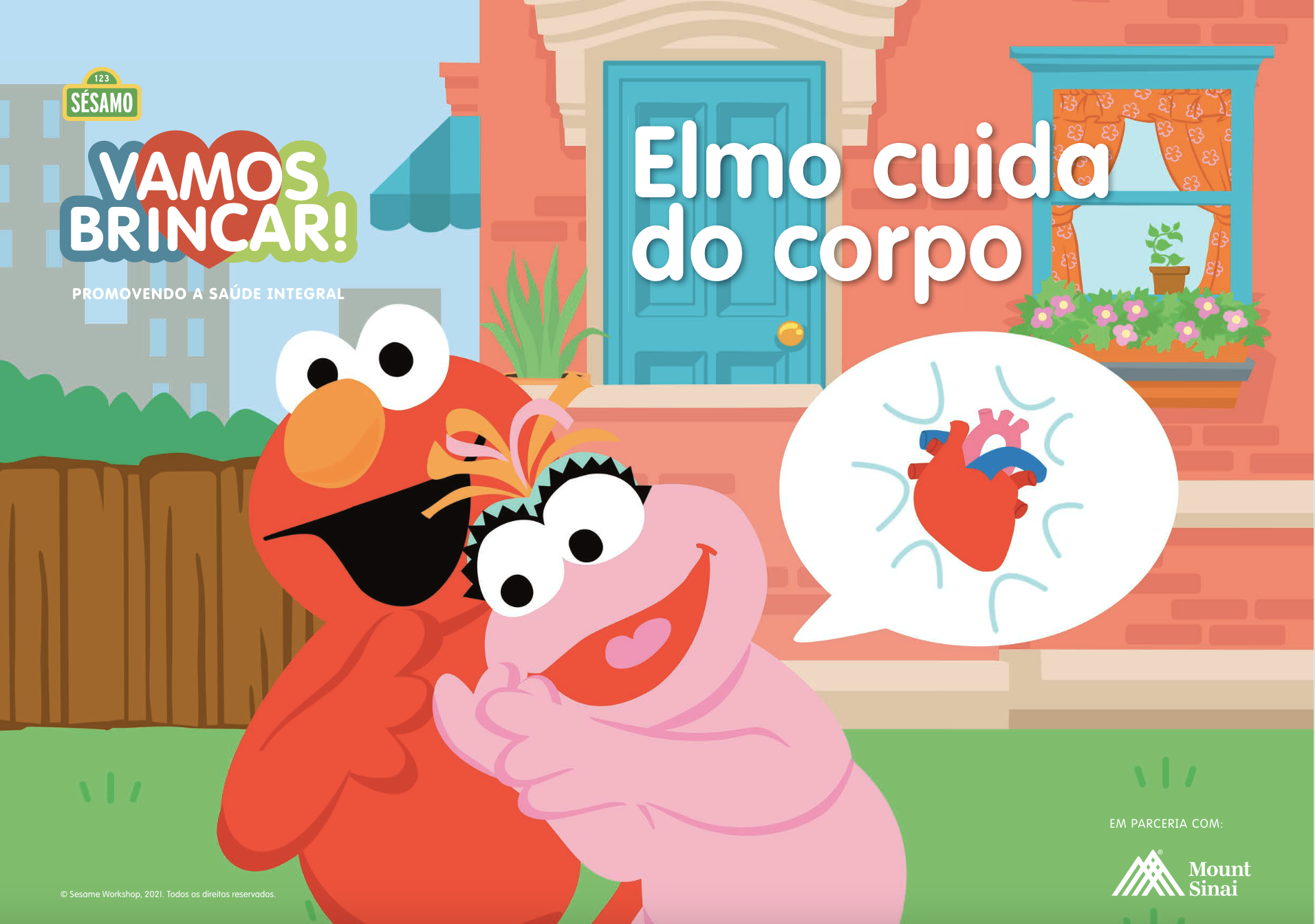 elmo cuida do corpo