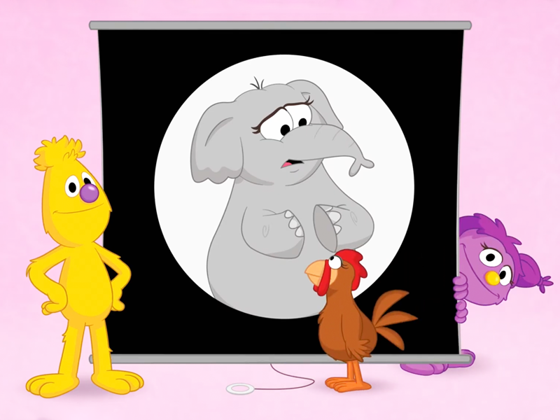  Elefanta siente miedo