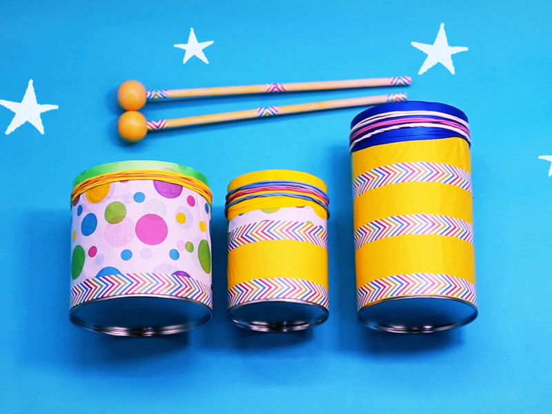  Hazlo tú mismo: Tambores