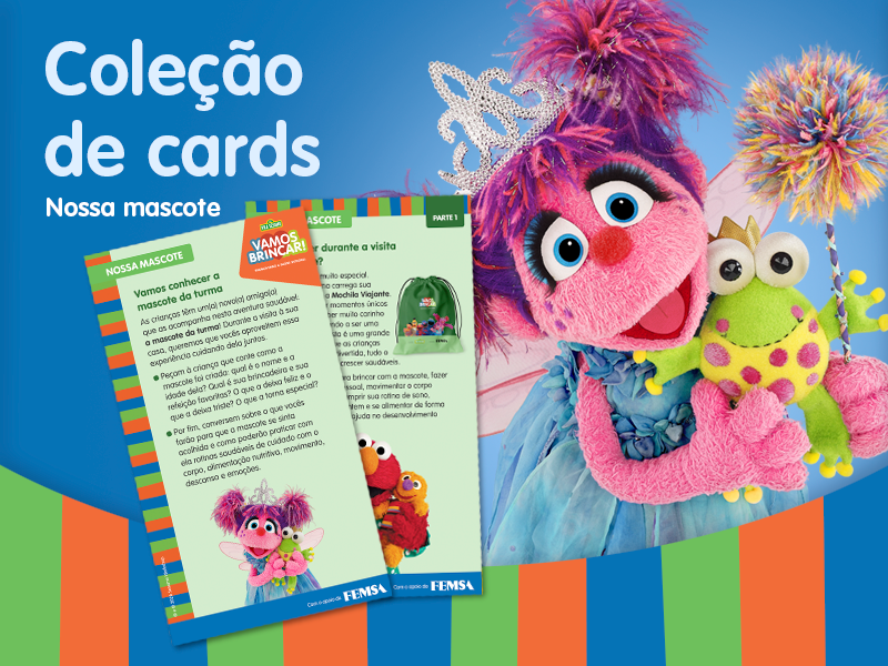 Visita especial da mascote